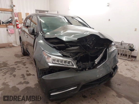 2015 Acura MDX Tech Pkg with VIN 5FRYD4H43FB015168, listed as a IAAI auction lot 41342807 with 85,366 mi miles. Bid and sale history available at carsss.com. Image 1.