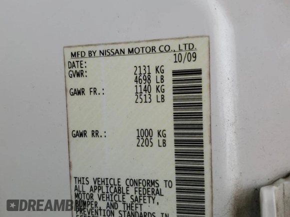 2010 Nissan Maxima S с VIN 1N4AA5AP2AC813341, выставлен на аукционе Copart как лот 58252995 с пробегом 184 911 миль миль и Списание • Salvage title. История ставок и продаж доступна на DreamBid. Изображение 12.