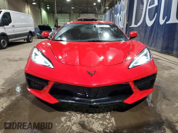 2022 Chevrolet Corvette 1LT with VIN 1G1YA2D48N5122844, listed as a Copart auction lot 87659815 with 8,631 mi miles and Clean Title. Bid and sale history available at carsss.com. Image 5.
