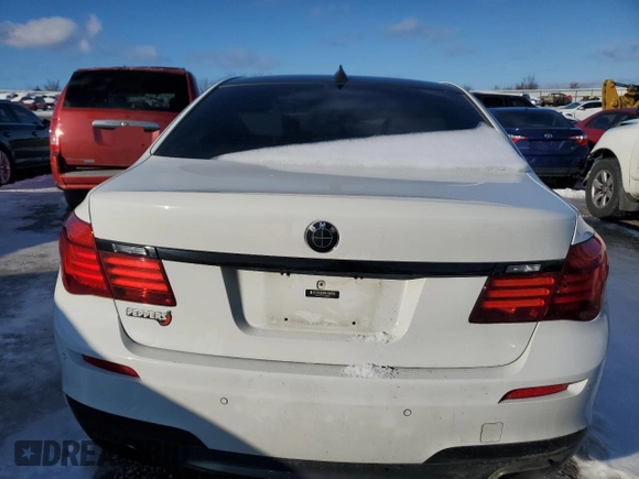 2014 BMW 7 Series ALPINA B7 with VIN WBAYE8C55ED135790, listed as a Copart auction lot 41574755 with 128,255 mi miles and Salvage Title. Bid and sale history available at carsss.com. Image 6.