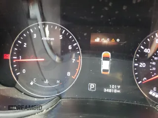 2015 Kia K900 Premium with VIN KNALU4D4XF6024167, listed as a Copart auction lot 61654484 with 34,818 mi miles and Salvage Title. Bid and sale history available at carsss.com. Image 9.