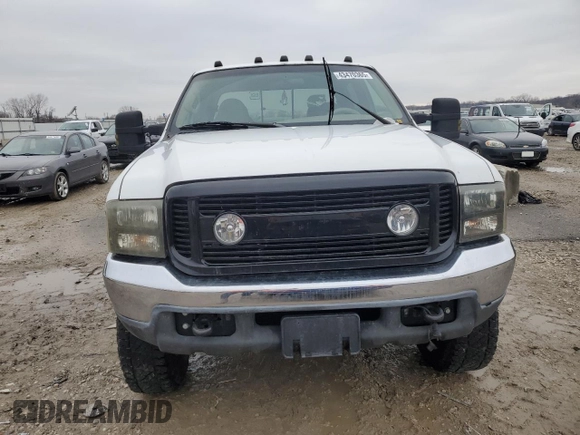 1999 Ford Super Duty F-250 XL with VIN 1FTNW21F1XEE68447, listed as a Copart auction lot 43470365 with 239,074 mi miles and Salvage Title. Bid and sale history available at carsss.com. Image 5.