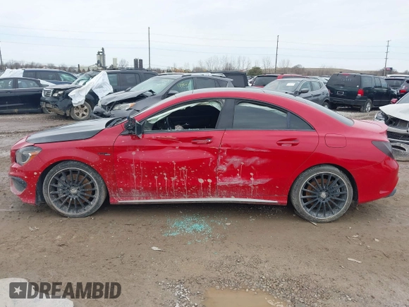 2015 Mercedes-Benz CLA 45 AMG with VIN WDDSJ5CB2FN176601, listed as a IAAI auction lot 41244154 with 129,061 mi miles and . Bid and sale history available at DreamBid. Image 15.