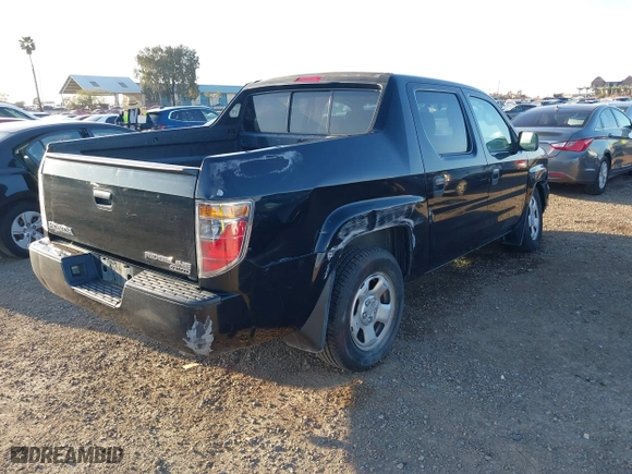 2006 Honda Ridgeline RT with VIN 2HJYK16296H551622, listed as a IAAI auction lot 41852291 with 266,964 mi miles. Bid and sale history available at carsss.com. Image 4.