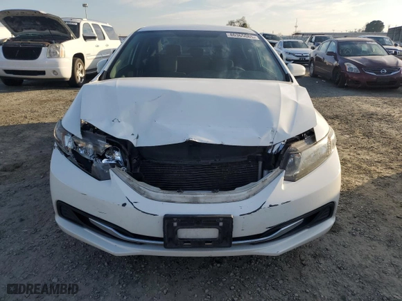 2014 Honda Civic Sedan LX with VIN 19XFB2F57EE229907, listed as a Copart auction lot 46365085 with 158,907 mi miles and Salvage Title. Bid and sale history available at carsss.com. Image 5.