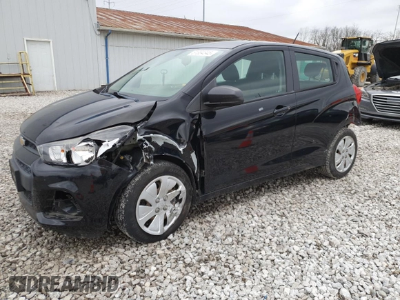 2017 Chevrolet Spark LS with VIN KL8CB6SA1HC814712, listed as a Copart auction lot 51384345 with 99,222 mi miles and Salvage Title. Bid and sale history available at carsss.com. Image 1.