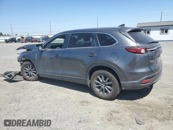 2021 Mazda CX-9 Sport with VIN JM3TCBBY9M0527244, listed as a Copart auction lot 64231384 with Not Provided miles and Salvage Title. Bid and sale history available at DreamBid. Image 2.