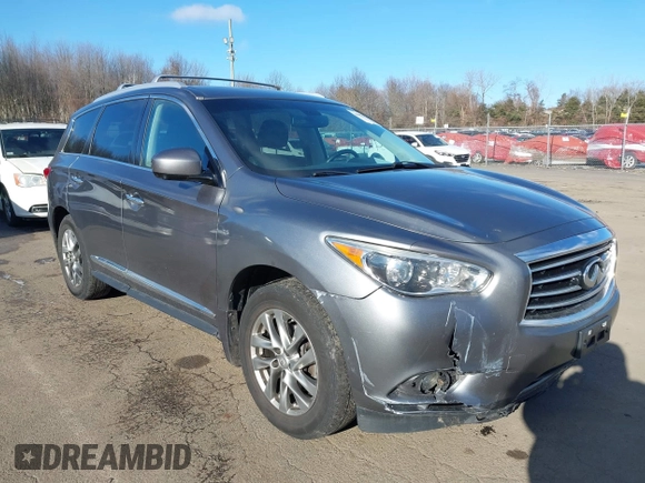 2015 Infiniti QX60 with VIN 5N1AL0MM7FC526525, listed as a IAAI auction lot 41356677 with 148,987 mi miles and . Bid and sale history available at DreamBid. Image 1.