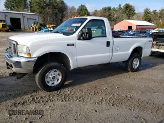 2004 Ford Super Duty F-250 XL with VIN 1FTNF21LX4ED82605, listed as a Copart auction lot 85374574 with 56,534 mi miles and Clean Title. Bid and sale history available at carsss.com. Image 1.