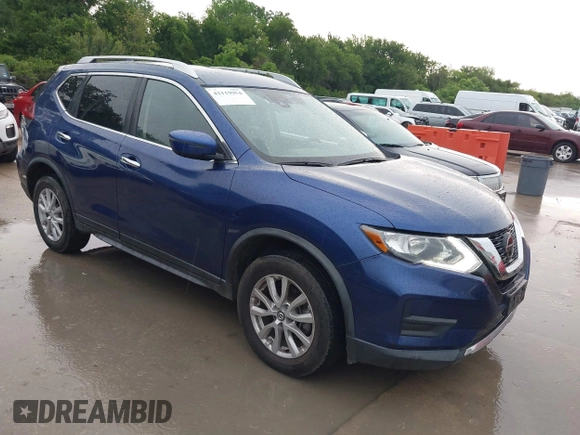 2020 Nissan Rogue S with VIN KNMAT2MV7LP524044, listed as a IAAI auction lot 42119954 with 35,499 mi miles. Bid and sale history available at carsss.com. Image 1.