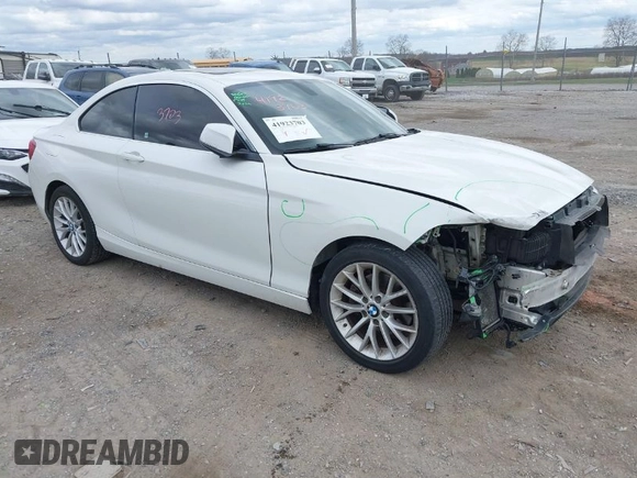 2016 BMW 2 Series 228i xDrive with VIN WBA1G9C56GV599797, listed as a IAAI auction lot 41923703 with 158,404 mi miles and . Bid and sale history available at DreamBid. Image 1.