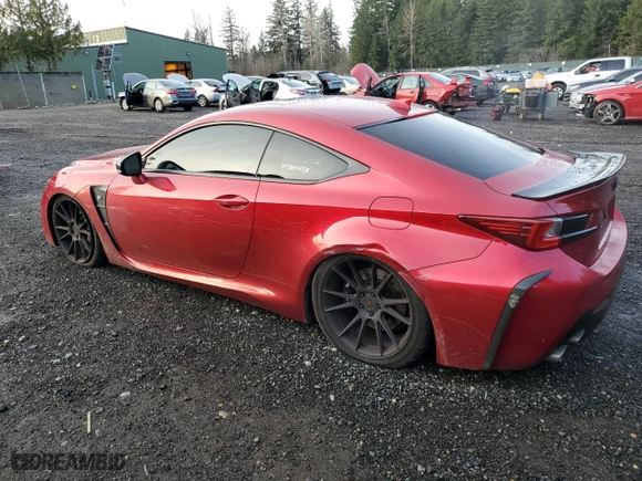 2015 Lexus RC F with VIN JTHHP5BC8F5002964, listed as a Copart auction lot 84086064 with 83,042 mi miles and Salvage Title. Bid and sale history available at carsss.com. Image 2.