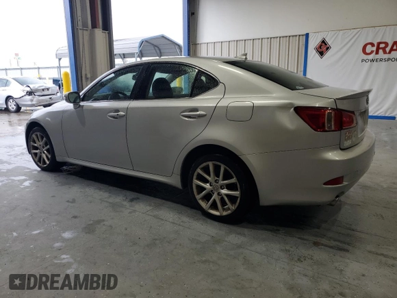 2012 Lexus IS 250 with VIN JTHCF5C29C5053856, listed as a Copart auction lot 55823865 with 187,467 mi miles and Clean Title. Bid and sale history available at DreamBid. Image 2.