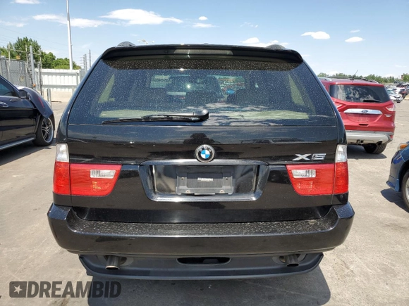 2004 BMW X5 3.0i with VIN 5UXFA13594LU34716, listed as a Copart auction lot 62934654 with 166,996 mi miles and Salvage Title. Bid and sale history available at carsss.com. Image 6.