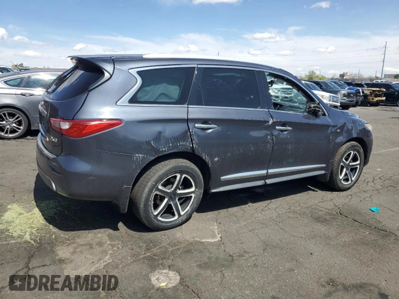 2014 Infiniti QX60 with VIN 5N1AL0MM1EC527510, listed as a Copart auction lot 51605645 with 146,933 mi miles and Salvage Title. Bid and sale history available at carsss.com. Image 3.