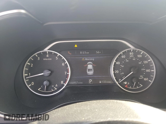 2016 Nissan Maxima SR with VIN 1N4AA6AP5GC388017, listed as a Copart auction lot 58316845 with 150,857 mi miles and Salvage title. Bid and sale history available at DreamBid. Image 9.