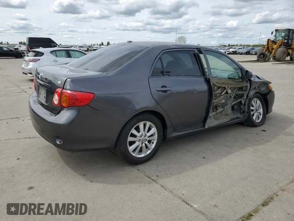 2010 Toyota Corolla with VIN 1NXBU4EE0AZ279996, listed as a Copart auction lot 52046195 with 244,615 mi miles and Salvage Title. Bid and sale history available at carsss.com. Image 3.