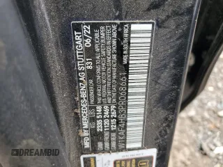 2023 Mercedes-Benz C 300 z VIN W1KAF4HB3PR068661, wystawiony jako Copart lot #66933194 z przebiegiem Nie podano mil oraz Szkoda całkowita • Salvage title. Historia ofert i sprzedaży dostępna na DreamBid. Obrazek 12.