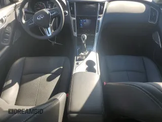 2024 Infiniti Q50 Luxe with VIN JN1EV7BR0RM631433, listed as a Copart auction lot 74363754 with 4,825 mi miles and Salvage Title. Bid and sale history available at DreamBid. Image 8.