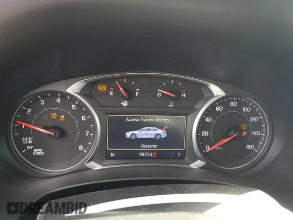 2019 GMC Terrain SLT with VIN 3GKALPEV2KL204785, listed as a Copart auction lot 50060505 with 98,724 mi miles and Salvage Title. Bid and sale history available at carsss.com. Image 9.