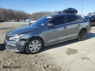 2017 Volkswagen Jetta 1.4T S with VIN 3VW167AJ5HM278918, listed as a Copart auction lot 47858745 with 78,200 mi miles and Salvage Title. Bid and sale history available at carsss.com. Image 1.
