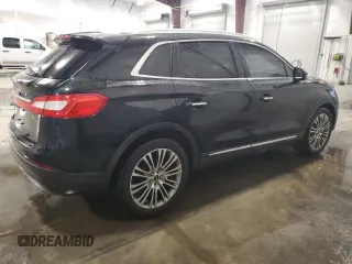2016 Lincoln MKX Reserve with VIN 2LMTJ8LR2GBL76128, listed as a Copart auction lot 44563065 with 128,934 mi miles and Salvage Title. Bid and sale history available at carsss.com. Image 3.
