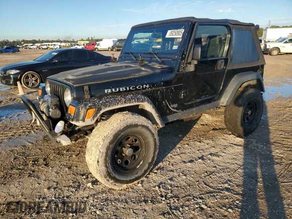2004 Jeep Wrangler Rubicon with VIN 1J4FA69S44P763015, listed as a Copart auction lot 89250905 with 111,528 mi miles and Salvage Title. Bid and sale history available at carsss.com. Image 1.