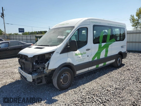 2019 Ford Transit Passenger XL with VIN 1FBZX2CM2KKB60969, listed as a Copart auction lot 71937604 with 114,827 mi miles and Salvage Title. Bid and sale history available at carsss.com. Image 1.