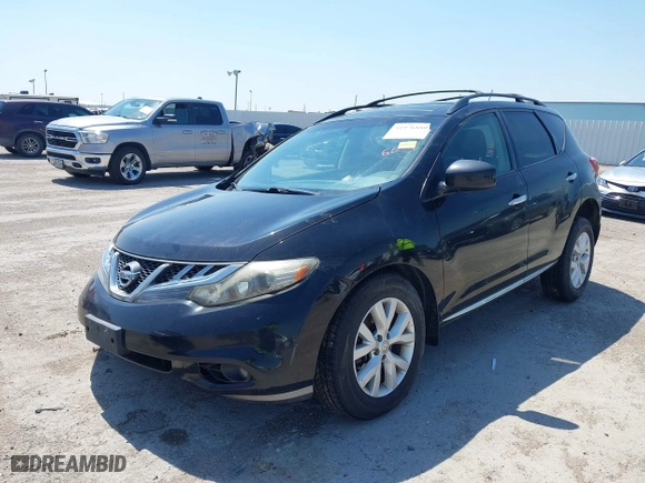 2011 Nissan Murano LE with VIN JN8AZ1MW7BW183965, listed as a IAAI auction lot 41976880 with 135,202 mi miles. Bid and sale history available at carsss.com. Image 2.