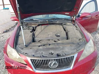 2009 Lexus IS with VIN JTHCK262492032459, listed as a IAAI auction lot 41883677 with 187,740 mi miles. Bid and sale history available at carsss.com. Image 10.