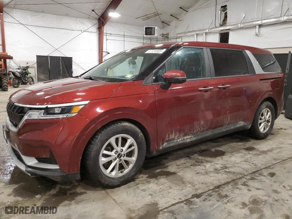 2022 Kia Carnival LXS with VIN KNDNB4H33N6168337, listed as a Copart auction lot 47724905 with 51,061 mi miles and Salvage Title. Bid and sale history available at carsss.com. Image 1.