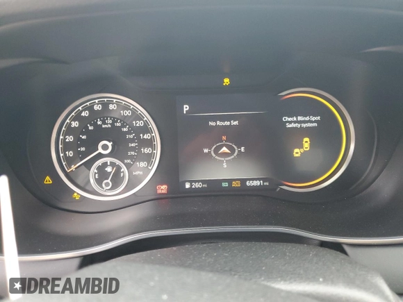 2022 Genesis G70 2.0T with VIN KMTG34TA3NU087847, listed as a Copart auction lot 83541034 with 65,891 mi miles and Salvage Title. Bid and sale history available at DreamBid. Image 9.