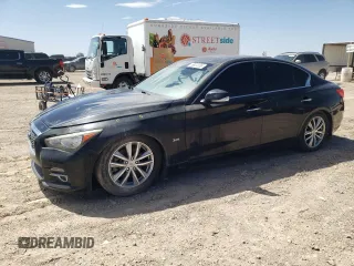 2016 Infiniti Q50 Premium z VIN JN1EV7AP9GM306180, wystawiony jako Copart lot #56924185 z przebiegiem 73 886 mil mil oraz Czysty tytuł • Clean title. Historia ofert i sprzedaży dostępna na DreamBid. Obrazek 1.