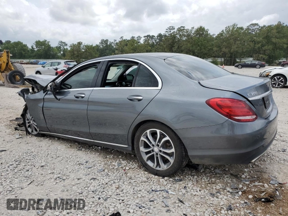 2017 Mercedes-Benz C 300 with VIN 55SWF4KB7HU197422, listed as a Copart auction lot 55016885 with 106,064 mi miles and Non repairable. Bid and sale history available at DreamBid. Image 2.