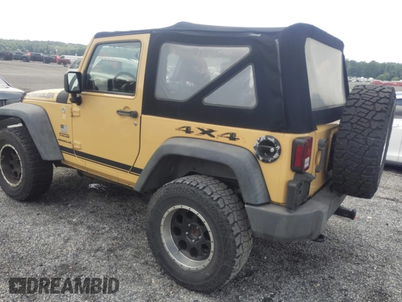 2013 Jeep Wrangler Sport with VIN 1C4AJWAG1DL672816, listed as a IAAI auction lot 42597238 with 105,910 mi miles and . Bid and sale history available at DreamBid. Image 3.