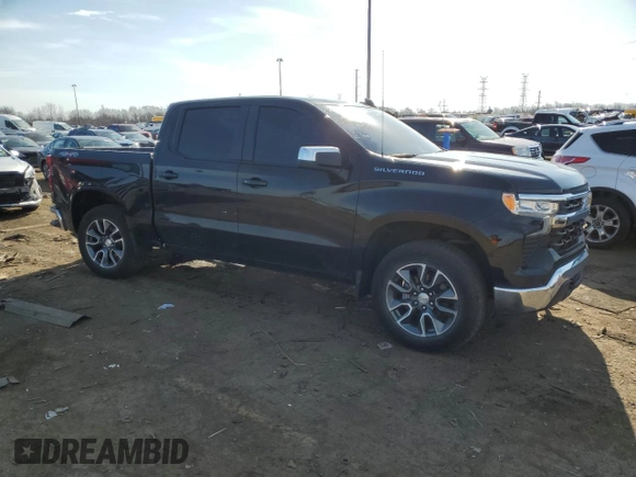 2024 Chevrolet Silverado 1500 LT with VIN 1GCPDKEK2RZ118469, listed as a Copart auction lot 49227775 with 18,424 mi miles and Clean Title. Bid and sale history available at DreamBid. Image 4.