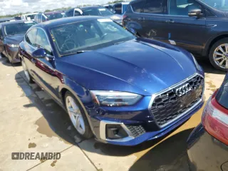 2022 Audi A5 Sportback S line Premium with VIN WAUDACF56NA023574, listed as a Copart auction lot 73825024 with 0 mi miles and Salvage Title. Bid and sale history available at carsss.com. Image 5.