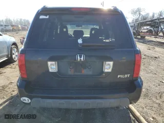 2003 Honda Pilot EX with VIN 2HKYF18633H541583, listed as a Copart auction lot 45455475 with 0 mi miles and Salvage Title. Bid and sale history available at carsss.com. Image 6.