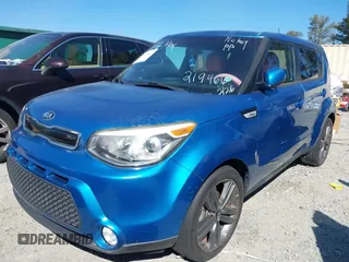2015 Kia Soul + with VIN KNDJP3A55F7219466, listed as a IAAI auction lot 41693468 with 69,019 mi miles. Bid and sale history available at carsss.com. Image 2.