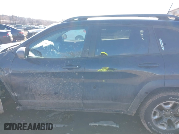 2019 Jeep Cherokee Trailhawk with VIN 1C4PJMBX6KD399568, listed as a IAAI auction lot 41645861 with 75,807 mi miles and . Bid and sale history available at DreamBid. Image 14.