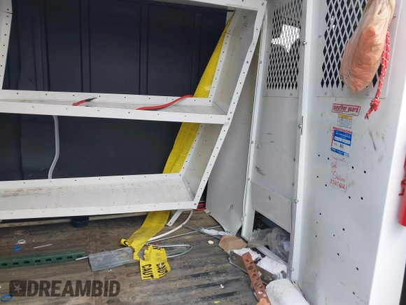 2022 Ram ProMaster Cargo with VIN 3C6MRVJG9NE121583, listed as a IAAI auction lot 41646097 with 67,468 mi miles and . Bid and sale history available at DreamBid. Image 8.