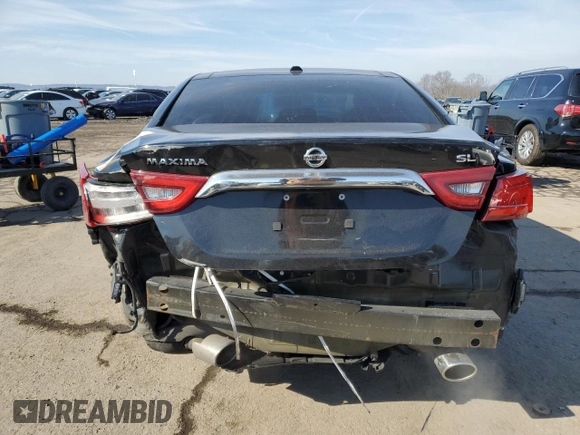 2017 Nissan Maxima SV with VIN 1N4AA6AP3HC377342, listed as a Copart auction lot 46506945 with 118,544 mi miles and Salvage Title. Bid and sale history available at DreamBid. Image 6.