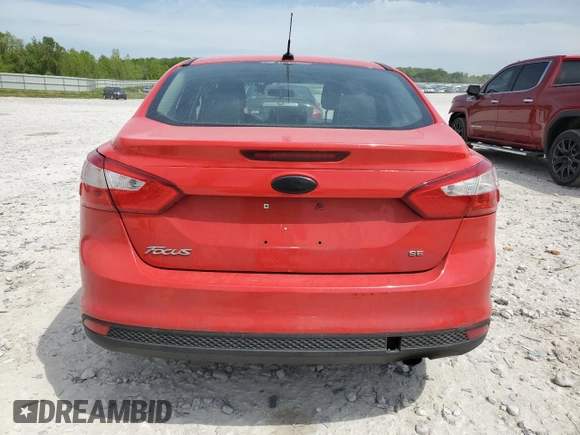 2012 Ford Focus SE with VIN 1FAHP3F27CL114126, listed as a Copart auction lot 57990805 with 131,122 mi miles and Clean title. Bid and sale history available at DreamBid. Image 6.