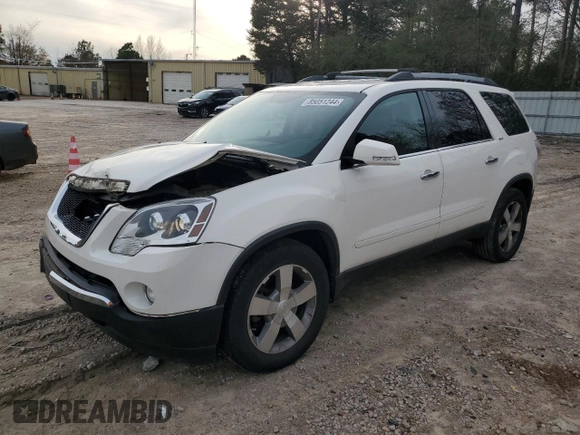2012 GMC Acadia SLT2 with VIN 1GKKRSED3CJ245223, listed as a Copart auction lot 85051244 with 82,122 mi miles and Salvage Title. Bid and sale history available at carsss.com. Image 1.