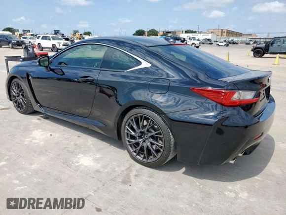 2015 Lexus RC F with VIN JTHHP5BC7F5003586, listed as a Copart auction lot 61939175 with 73,054 mi miles and Clean title. Bid and sale history available at DreamBid. Image 2.