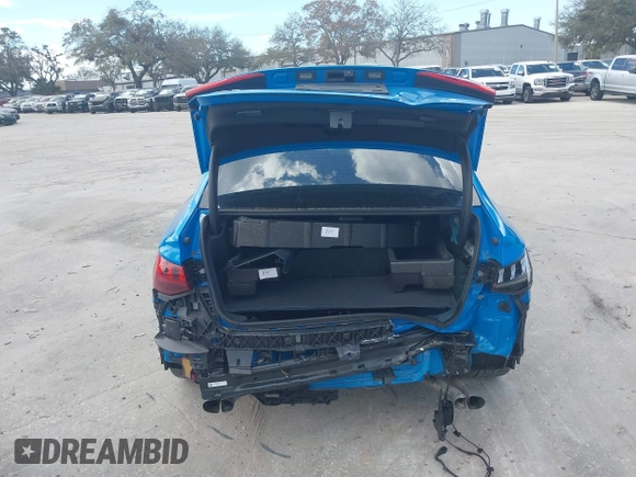 2022 Audi RS 3 with VIN WUAG4DGY2NA907150, listed as a IAAI auction lot 41693580 with 39,024 mi miles. Bid and sale history available at carsss.com. Image 17.