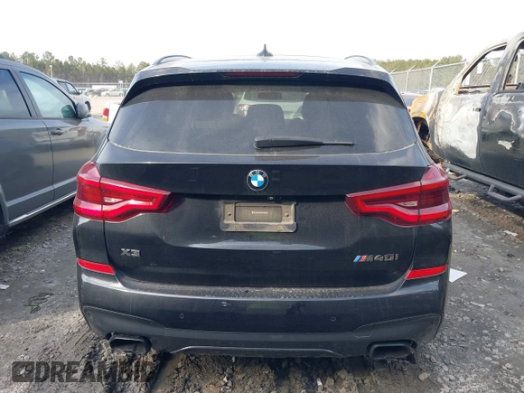 2019 BMW X3 M40i with VIN 5UXTS3C56KLR71987, listed as a IAAI auction lot 41509005 with 59,893 mi miles and . Bid and sale history available at DreamBid. Image 17.