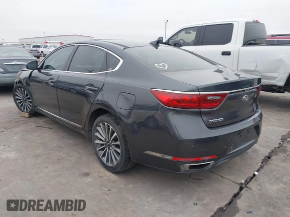 2018 Kia Cadenza Premium with VIN KNALC4J19J5098126, listed as a IAAI auction lot 41583473 with 79,360 mi miles. Bid and sale history available at carsss.com. Image 3.