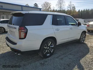2021 Chevrolet Tahoe High Country with VIN 1GNSKTKLXMR228088, listed as a Copart auction lot 79671804 with 53,997 mi miles and Salvage Title. Bid and sale history available at carsss.com. Image 3.