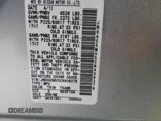 2012 Nissan Rogue S с VIN JN8AS5MV5CW406279, выставлен на аукционе Copart как лот 58365275 с пробегом 107 176 миль миль и Списание • Salvage title. История ставок и продаж доступна на DreamBid. Изображение 14.